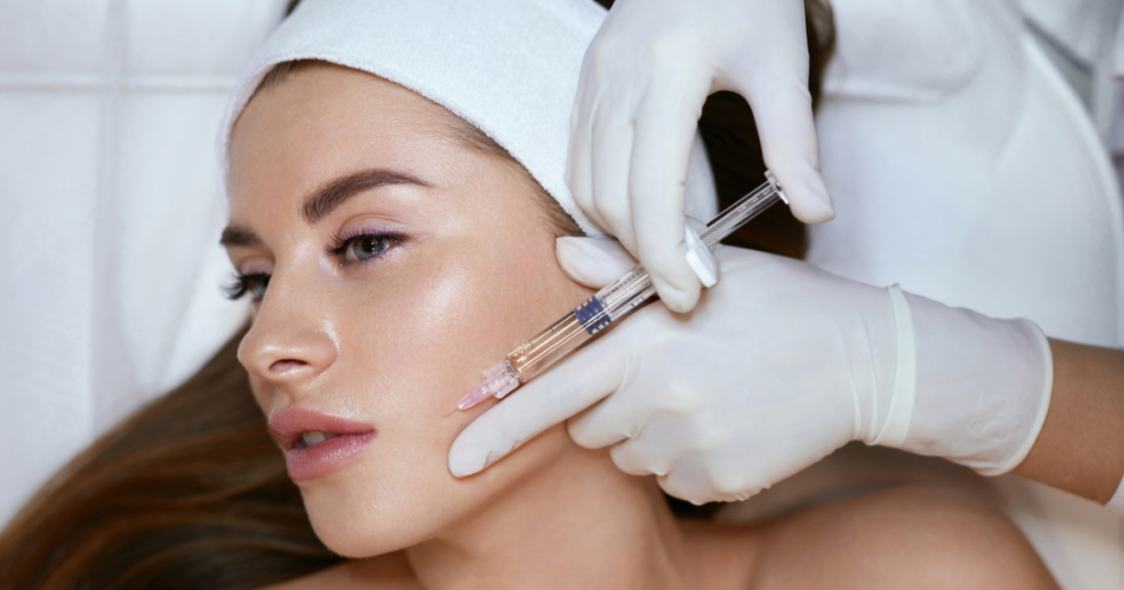 PRP facial injection Juvederm vs. Restylane in Las Vegas med spa for natural skin rejuvenation