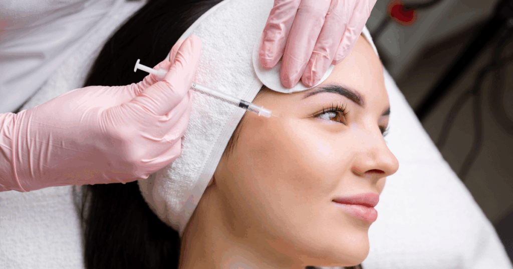 Botox injections in Las Vegas performed for forehead lines and wrinkle reduction with natural-looking results.